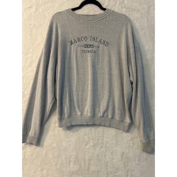 other Other - Marco Island Florida Crew Gray Men’s 2XL Pullover Vacation‎